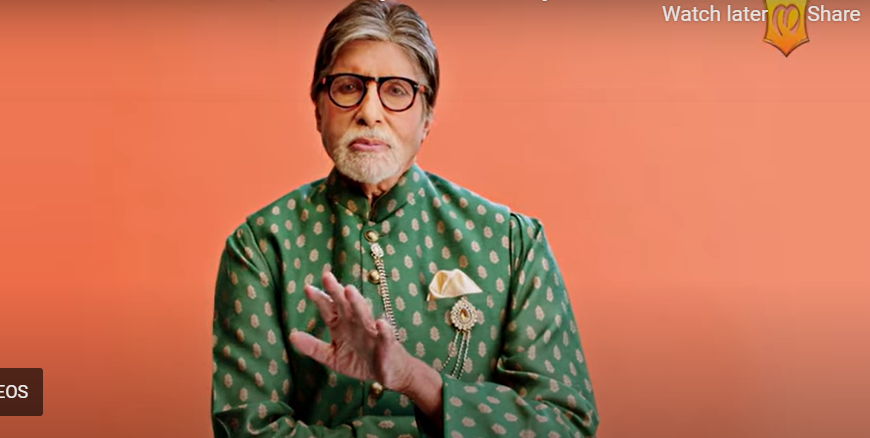 Ranveer Singh (in Manyavar ad) to someone wearing suit: Taiyaar