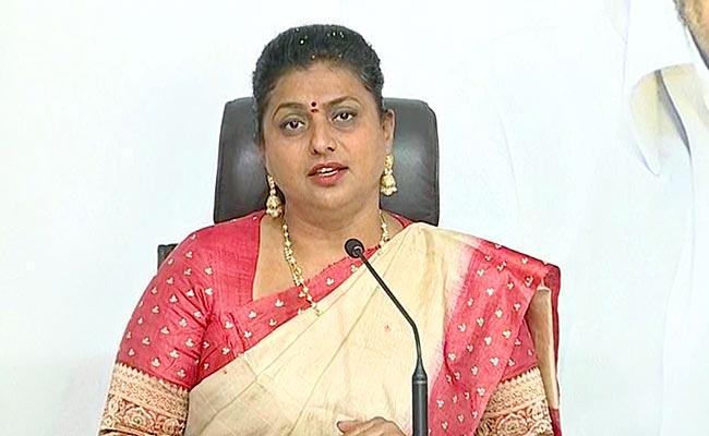 AP Minister Roja Tears into TDP for Blaming Police for Stampede Incidents